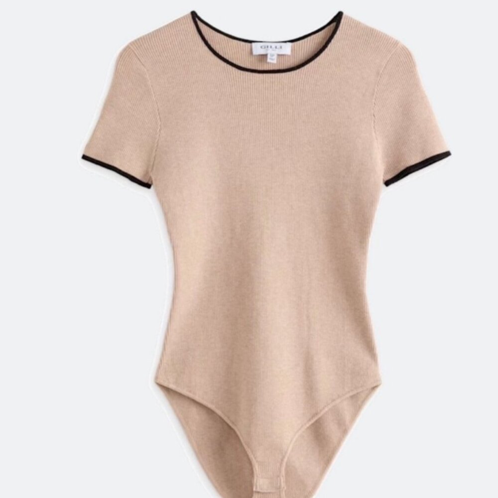 Gilli Elspeth Two Tone Knit Bodysuit - Picture 3 of 3